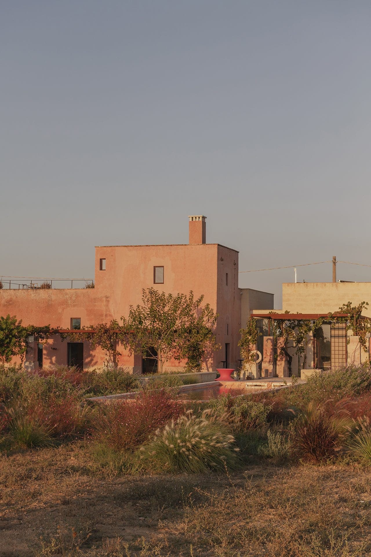 Pink house by Porto Selvaggio